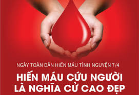 Hiến máu nhân đạo đợt 1
